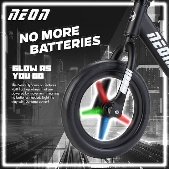 Bicicletă de Echilibru pentru Copii Negru