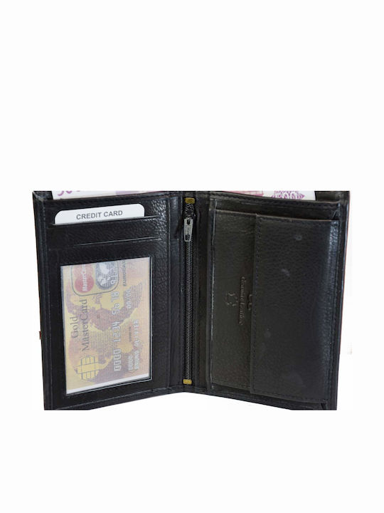 Мъжки Портфейл Пътнически с RFID Черен