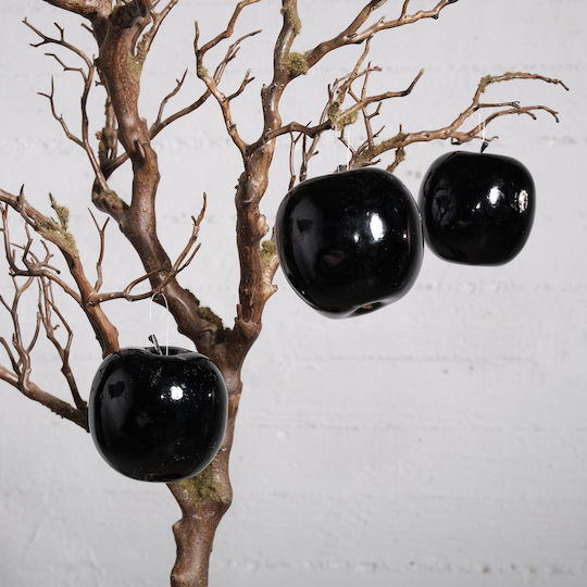 Supergreens Set of Decorative Apples made of Plastic 9x9cm 6pcs