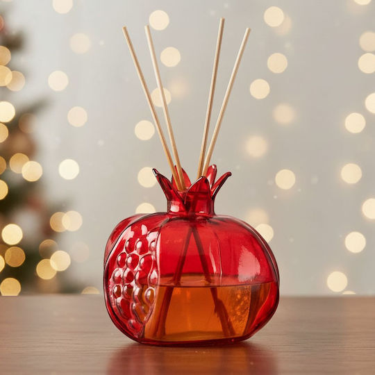 Difuzor Cu Bețișoare De Crăciun Parfum Pentru Casă Formă De Rodie 200ml Melomakarono