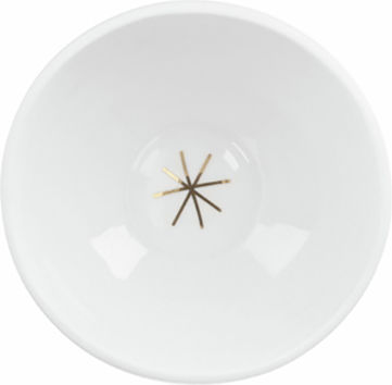 Raeder Raeder General Use Jar with Lid made of Porcelain Gold 10x10x8cm