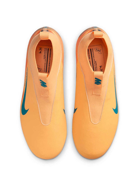 Mercurial Superfly 10 Academy Kylian Mbappé FG/MG Kids Soccer Cleats With Molded Orange