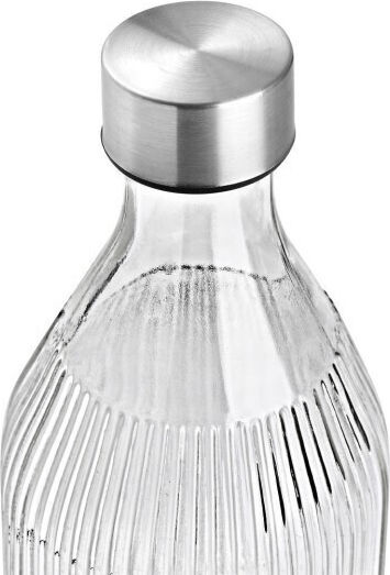 Glass Bottle 1000ml Stainless Steel Lid