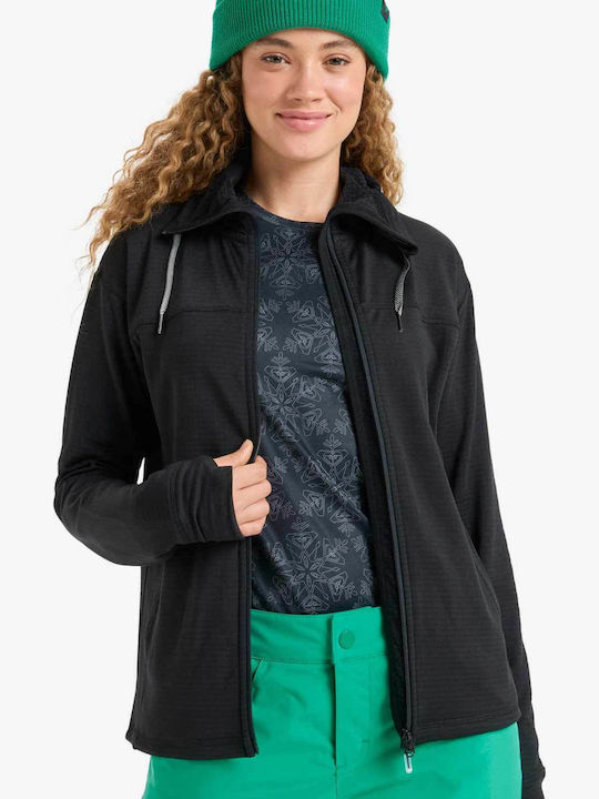 Vertere Women's Cardigan with Zipper Black