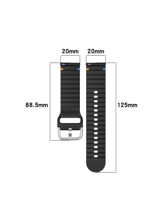 Armband Silikon Gelb (Galaxy Watch 3 45mm)