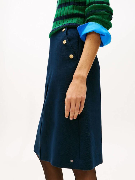 Midi Women's Skirt Blue