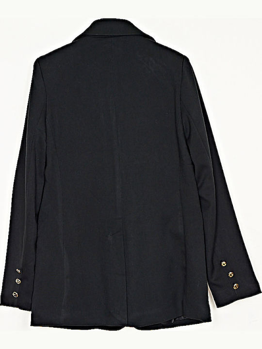 Cuca Blazer pentru femei Sacou Negru