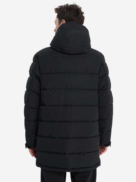 Winter Jacket Parka Waterproof Black