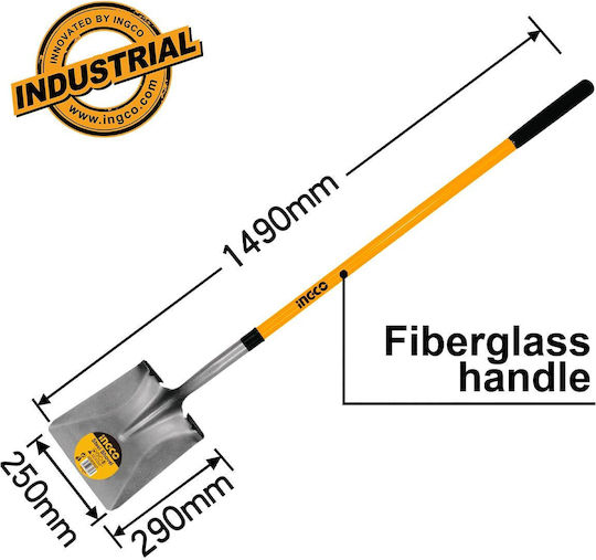 Ingco Schaufel mit Plastikgriff