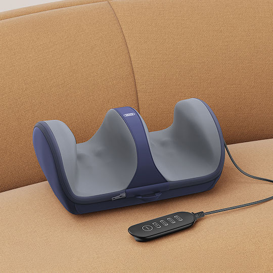 XO Massage Device for the Head & the Legs with Heating Function Blue