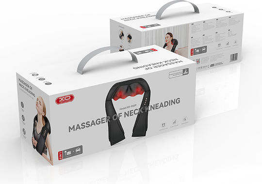 XO Massage Device for the Neck & the Head with Heating Function Black
