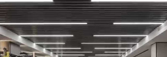 Elvhx Commercial Linear LED Ceiling Light 24W Warm to Cool White
