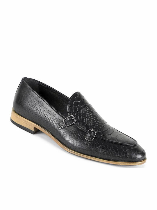 Men's Leather Moccasins Black