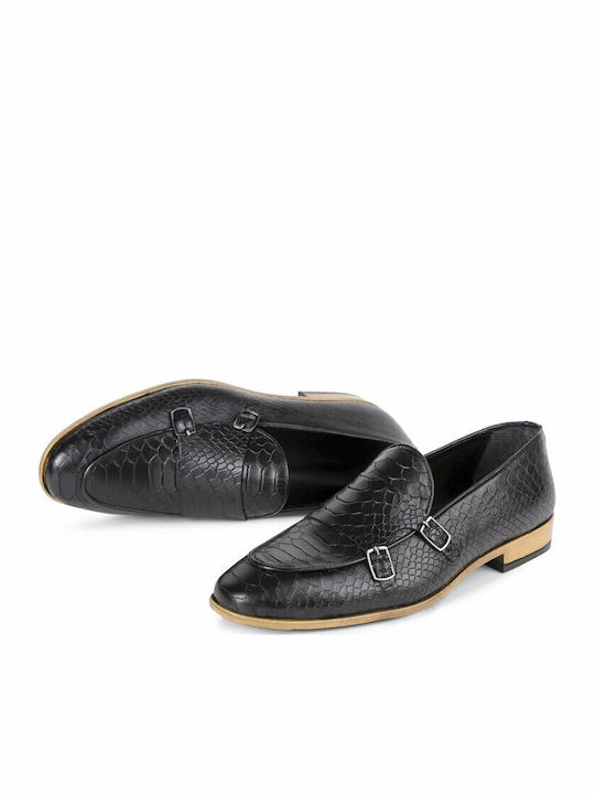 Men's Leather Moccasins Black