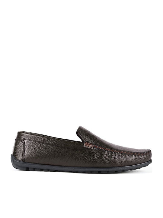 Men's Leather Moccasins Brown
