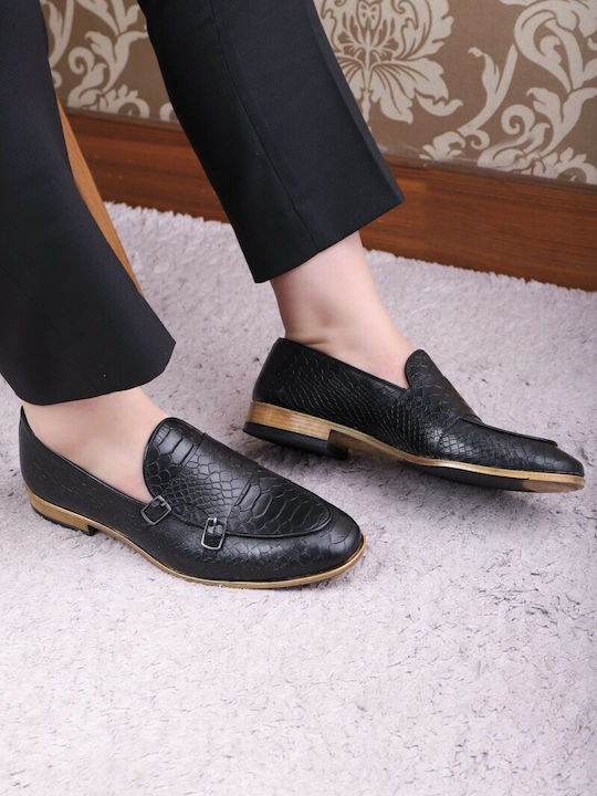 Men's Leather Moccasins Black