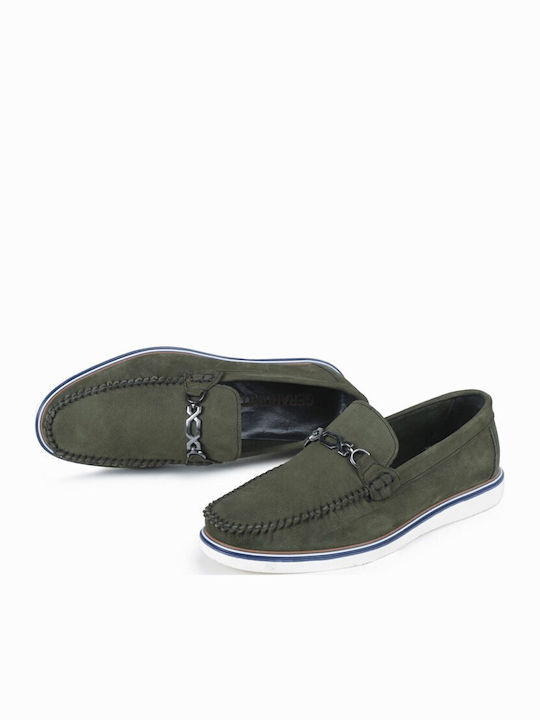 Mocasini barbati in Verde Culori