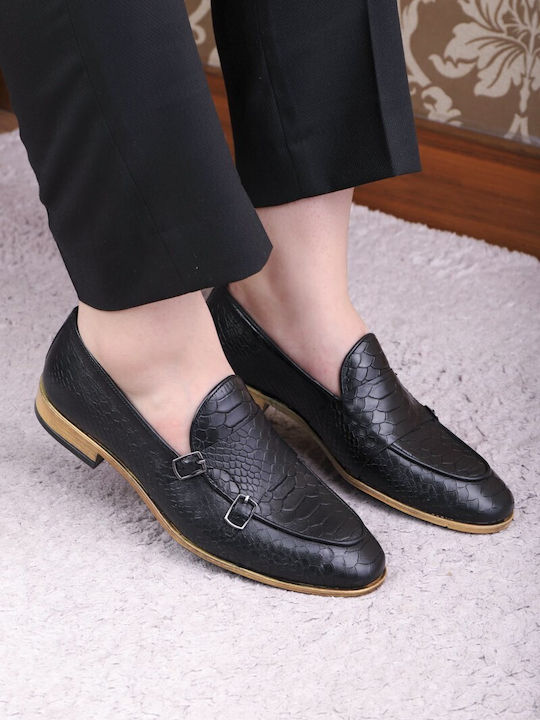 Men's Leather Moccasins Black