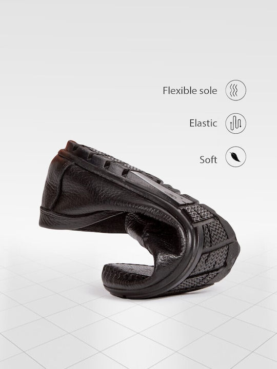 Men's Leather Moccasins Red