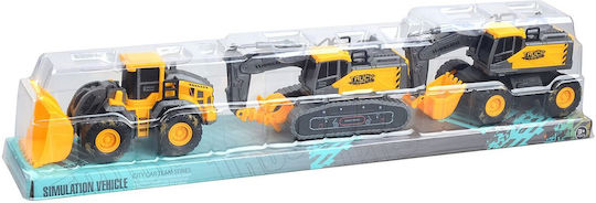 ToyMarkt Αυτοκινητάκι Pull Back (Διάφορα Σχέδια) 3τμχ