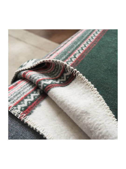 Gofis Home Fleece Blanket Sofa with Fringes 130x170cm