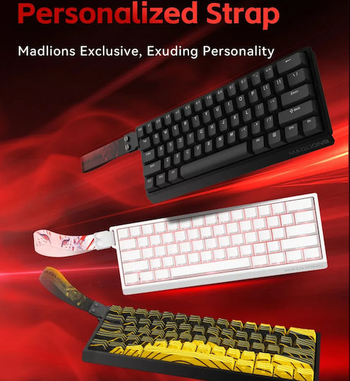 Madlions Professional MAD 60 HE RGB - 1K Gaming Mechanical Keyboard 60% with Magnetic switches and RGB lighting (English US)