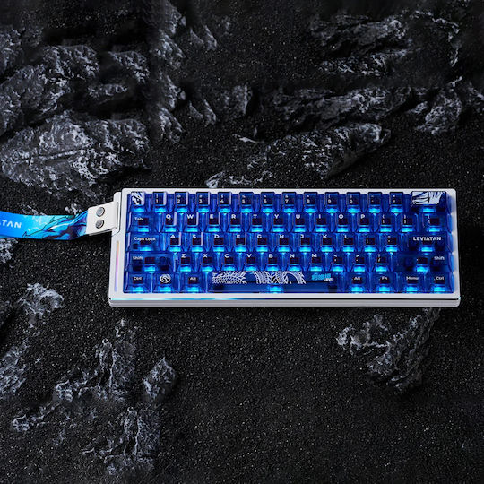 ATK EDGE 60 HE Leviatan - 8K Hall Effect Gaming Keyboard 60% with Magnetic switches and RGB lighting (International English) Blue