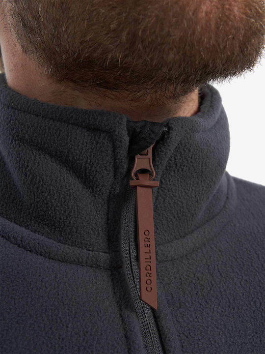 Men's Fleece Cardigan Grey