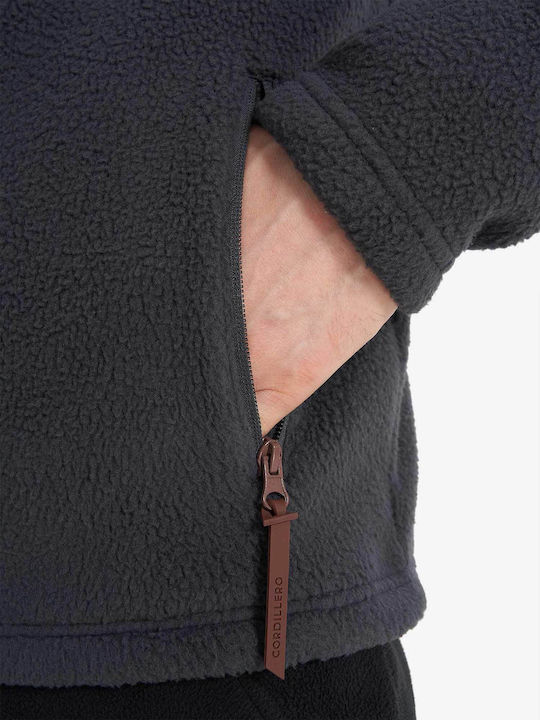 Men's Fleece Cardigan Grey