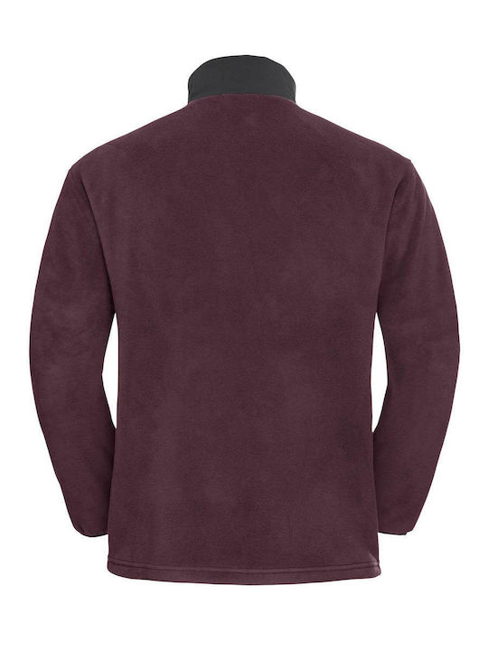 Men's Fleece Cardigan Pink