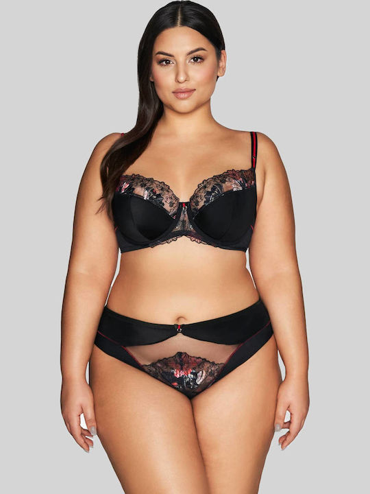 Bra with Light Padding Underwire Black