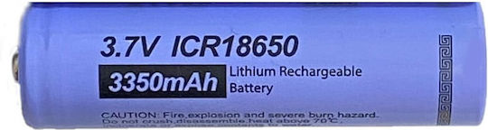 Pkcell Rechargable Battery 18650 Li-ion 3350mAh 3.7V 1pcs