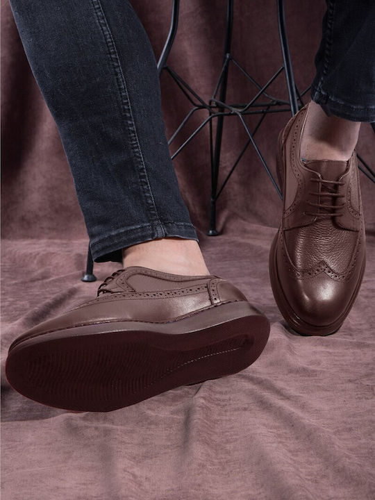 Leder Herrenschuhe Braun
