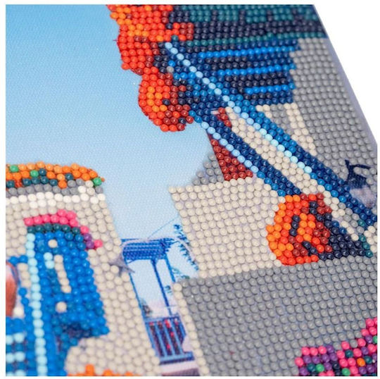 Nice Diamantiny Quadro II DIY Art Mosaic Blue Balconies 3D Diamonds 96568 8+ Years