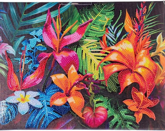 Nice Diamantiny Quadro Ii Δημιουργικό Σετ Μωσαϊκού “tropical Flowers” Πολύχρωμα Διαμαντάκια 96562 8+ Ετών