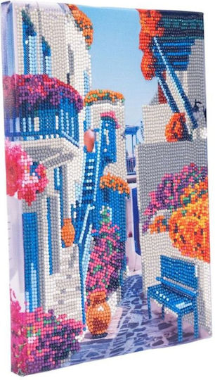 Nice Diamantiny Quadro II DIY Art Mosaic Blue Balconies 3D Diamonds 96568 8+ Years