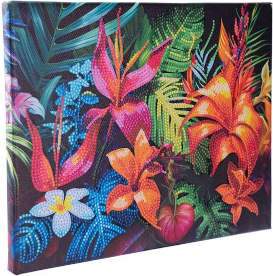 Nice Diamantiny Quadro Ii Δημιουργικό Σετ Μωσαϊκού “tropical Flowers” Πολύχρωμα Διαμαντάκια 96562 8+ Ετών