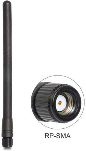 DeLock ZigBee (88688) Antenă Wi-Fi Internă/Externă Omnidirecțională 2dBi cu Conexiune RP-SMA