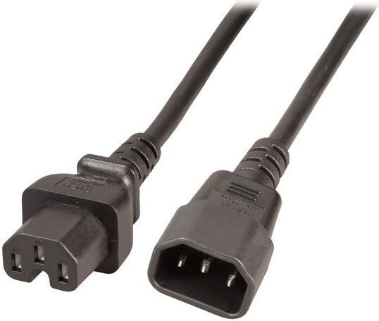 EFB IEC C14 - IEC C15 Kabel 1m (EK585.1V2)