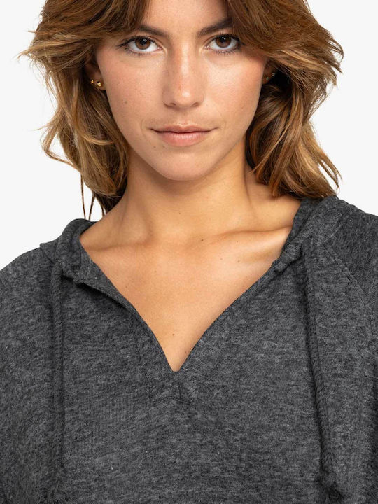 Dstination Surf Γυναικείο Φούτερ με Κουκούλα Black