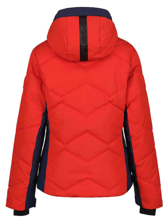 Icepeak 53118813-640 Frauen Jacke aus für Ski & Snowboard Rot