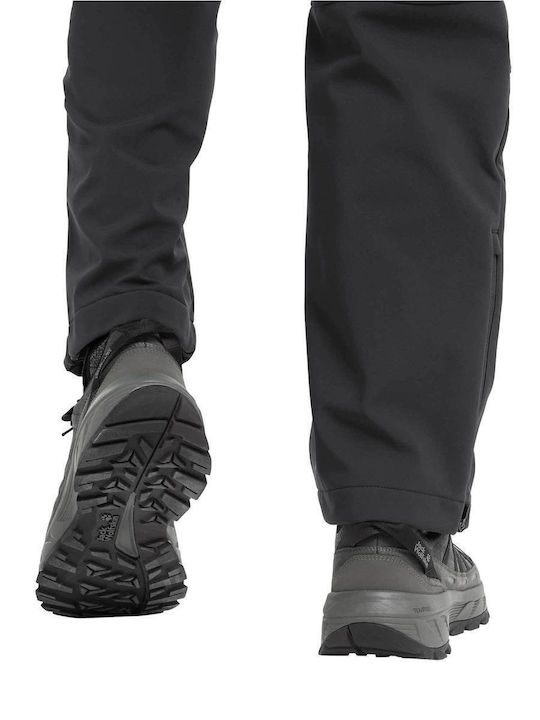 Jack Wolfskin Hike Ανδρικά Ορειβατικά Παπούτσια Αδιάβροχα Μαύρα