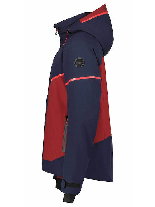 Icepeak 56124839-390 Männer Jacke aus für Ski & Snowboard Blau