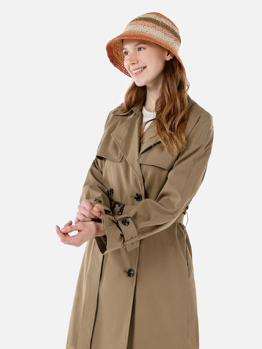 Femeie Khaki Palton