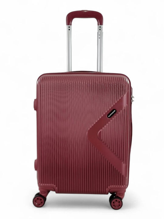 Playful Bags Travel Suitcases Hard Bordeaux with 4 Wheels