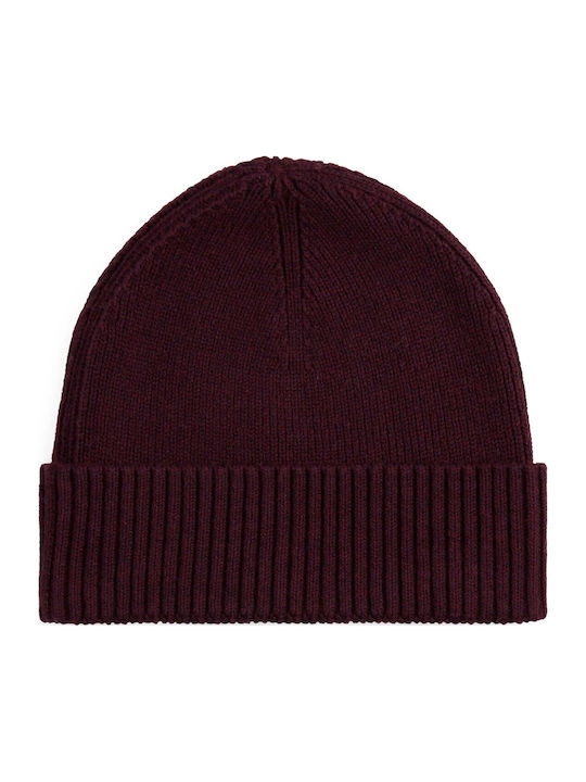 Flag Beanie Unisex Beanie Knitted in Red color