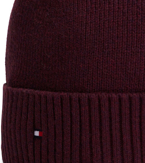 Flag Beanie Unisex Beanie Knitted in Red color