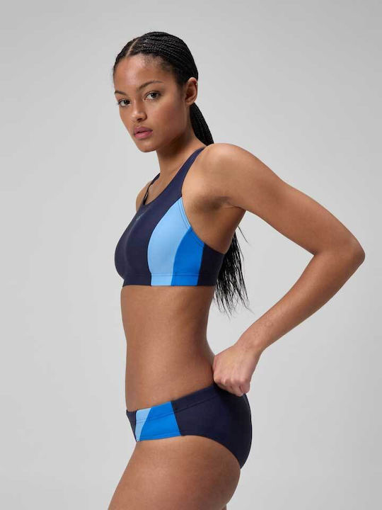 Bikini Set Sports Bra  Blue
