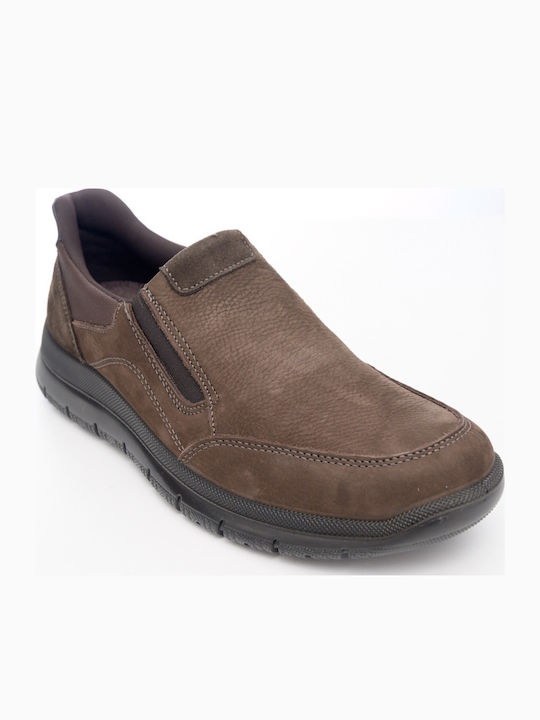 Leder Herren Freizeitschuhe Anatomisch Braun