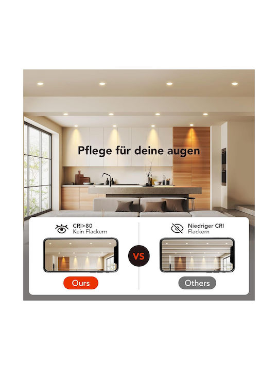 Lightplanet Spot Încorporat cu LED Integrat și Lumină Alb Natural 1buc Lightplanet Spot Încorporat cu LED Integrat și Lumină Alb Natural 1buc